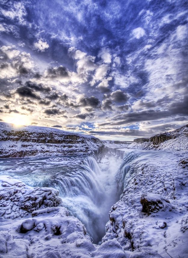 Gulfloss waterfall Iceland