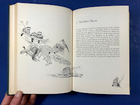 Photograph of the opening chapter page from chapter seven titled "Needless Havoc". The illustration depicts a group of woodland animals to emphasize the chapter's focus on chemical accumulation in natural food webs.