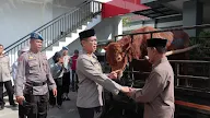 Jelang Idul Adha, Polres Ponorogo Melaksanakan Penyerahan Hewan Qurban Presisi Tahun 2023