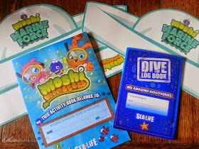 Moshi Monsters Arrive at Sea Life, Manchester Booklets and hats