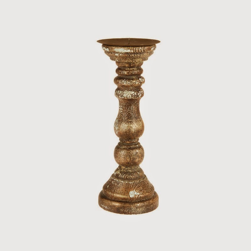  Candelabro Madera Dorado