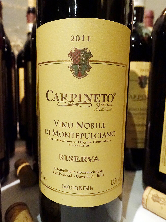 Carpineto Vino Nobile di Montepulciano Riserva 2011 (90+ pts)