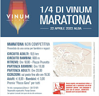 Venerdì 22 aprile si corre Un Quarto di Vinum Maratona! Radio Alba e Bio Correndo per raccontare la corsa live.