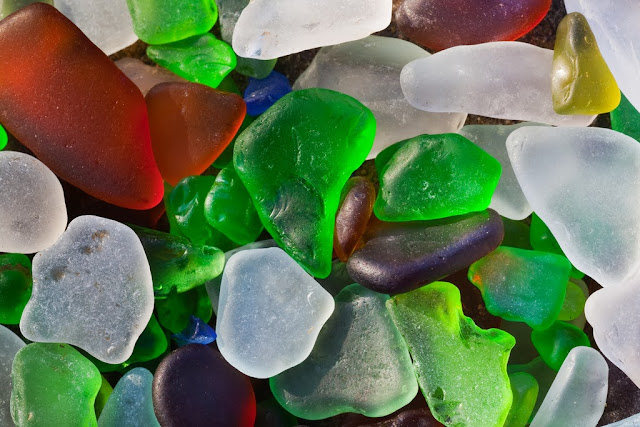 The Glass Beach, Mendocino county, California