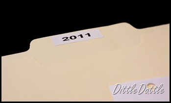 2011 Fincial Record Keeping
