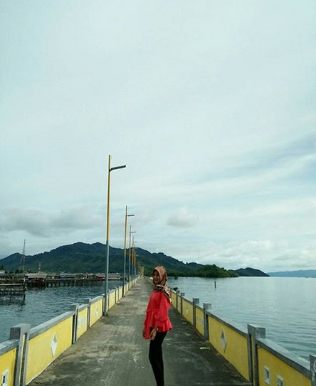 [http://FindWisata.blogspot.com] Jembatan Kuning Sibolga, Tempat Yang Cocok Melihat Sunset Dan Keindahan Laut Sibolga