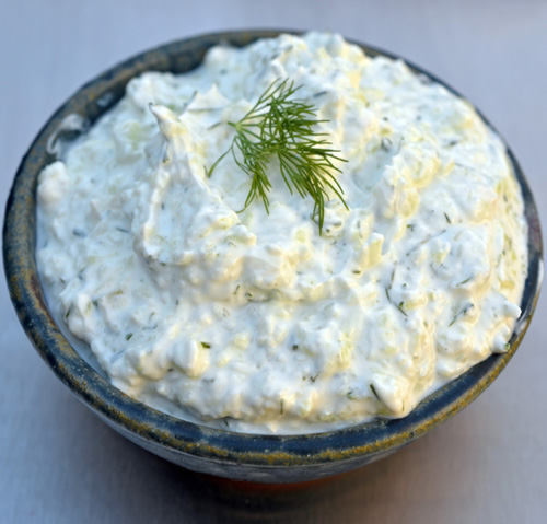 Tzatziki sauce recipe idea