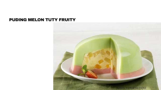 Puding Melon Tuty Fruity