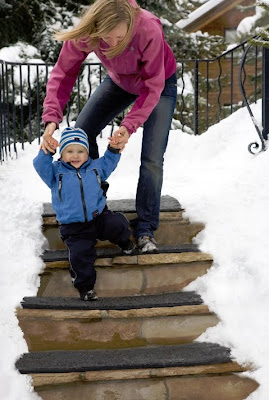 Heated stair