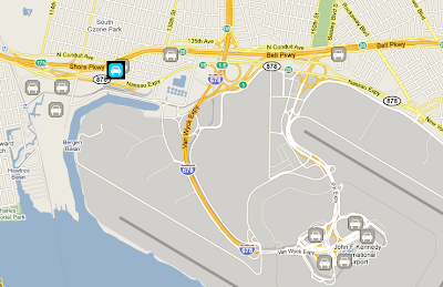 JFK Airport Parking Map