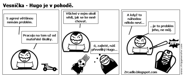 Komiks Vesnička - Hugo je v pohodě.