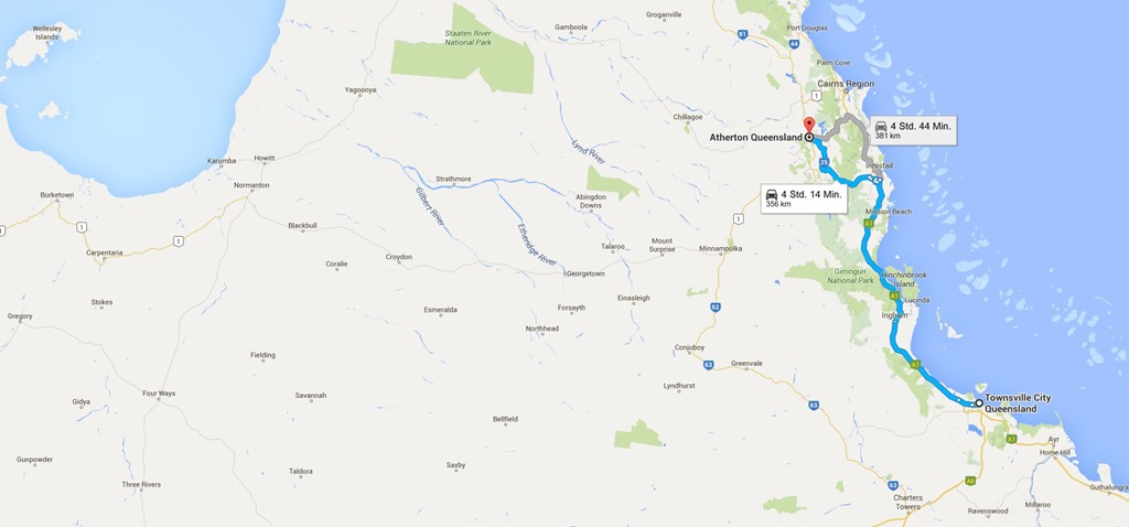 z38 von Townsville nach Atherton