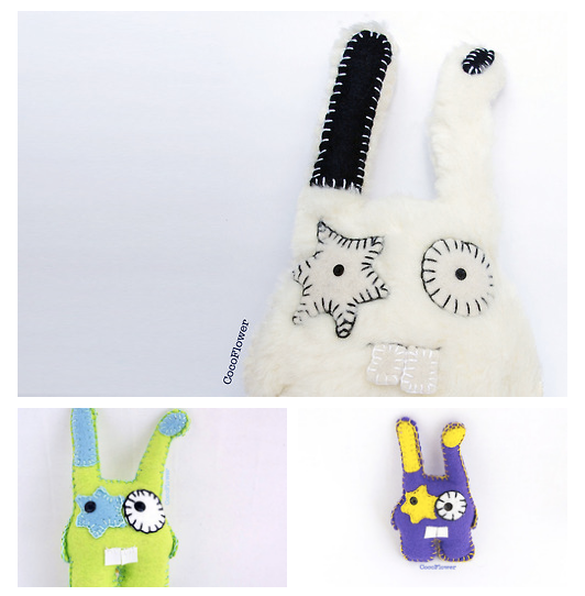 Lapin peluche par CocoFlower