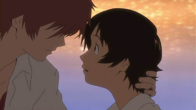 Makoto e Chiaki Anime The Girl Who Leapt Through Time