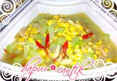 sayur waluh jagung pipil dapur cantik