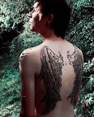 wing tattoos for men