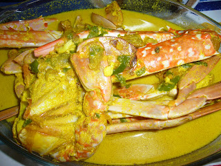 Ketam masak lemak cili api  CORETAN MAMA AIMAN & AISYA