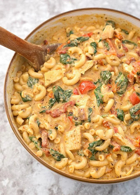 How To Make  Instant Creamy Tuscan Chicken Pasta