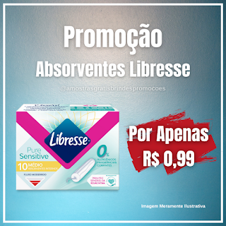 Promoção Absorvente Libresse Por Apenas R$ 0,99