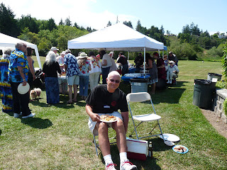 Keoki enjoys his pot luck