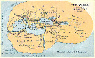 Mapa. El mundo de Heródoto
