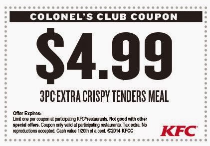 kfc coupons 2018