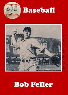 Baseball Card for Bob Feller