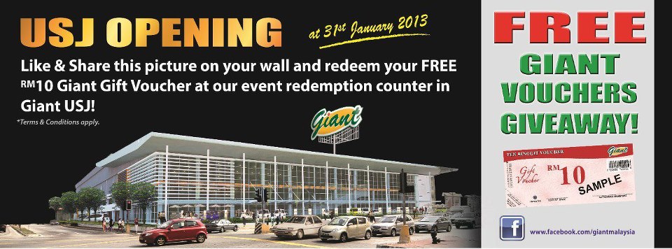  Giant  Free RM10 Giant  Voucher  Giveaway Malaysia Free 