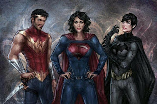 Wonder Woman, Superman, Batman - Rule 63