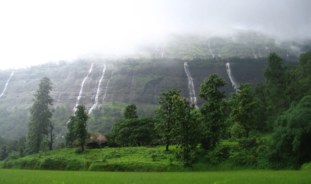 dudhsagar falls in asia the tiered whitewater dudhsagar falls which