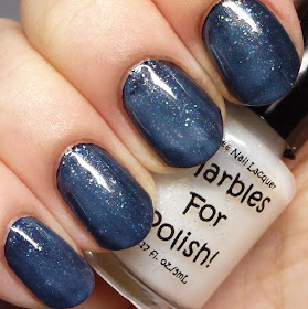 Marbles For Polish Love over black