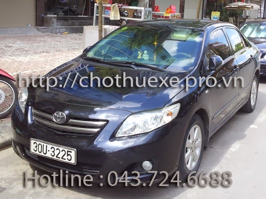 Cho thuê xe Toyota Altis dài hạn theo tháng