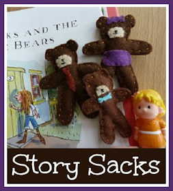 Goldilocks and the Three Bears story sack