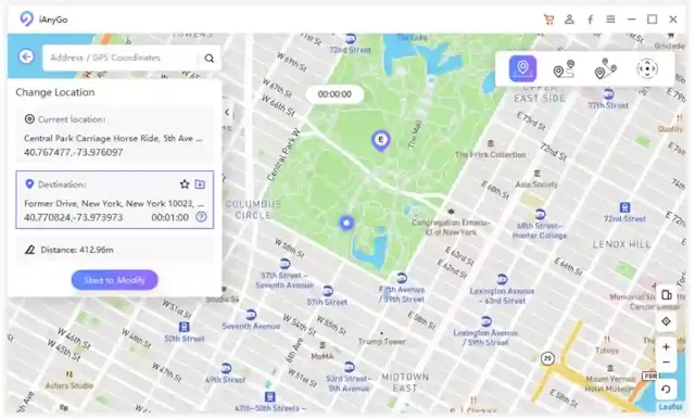 شرح طريقة تغيير موقع الايفون بإستخدام Tenorshare iAnyGo