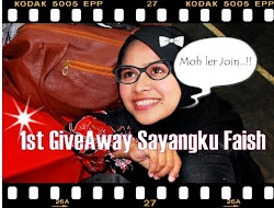 1ST GIVEAWAY SAYANGKU FAISH