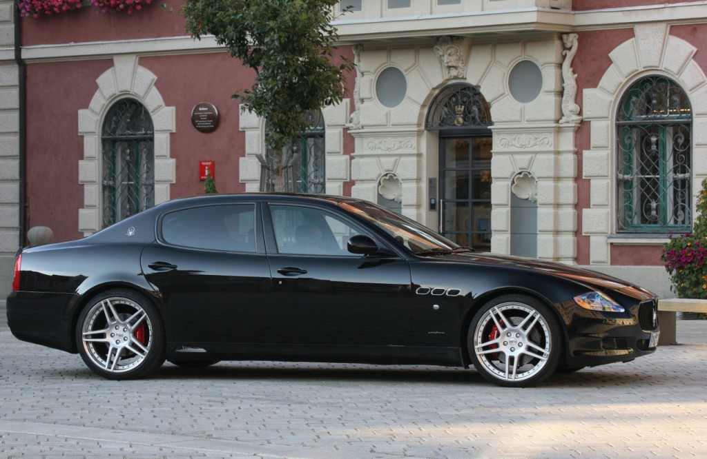 The Novitec Maserati Quattroporte S was rounded out with a custom intake
