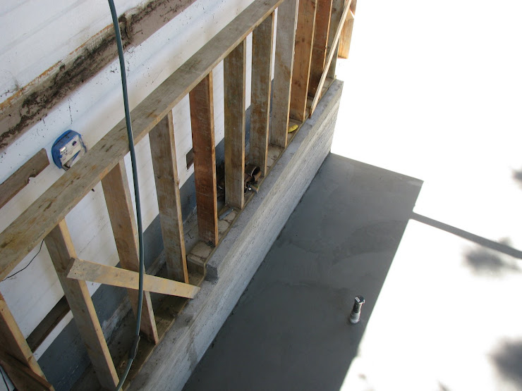 Basement slab and wall