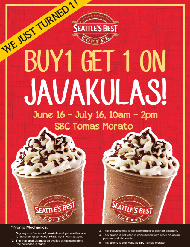 SBC Buy 1 Get 1 Javakula