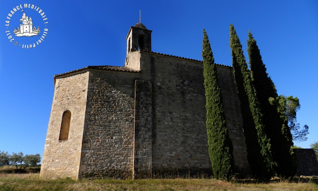 SAINT-PAULET-DE-CAISSON (30) - Chapelle romane Saint-Agnès