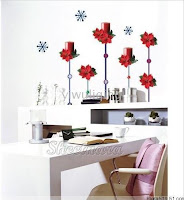 christmas decoration mural wallpaper