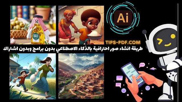 طريقة انشاء صور احترافية بالذكاء الاصطناعي Ai Images بدون برامج وبدون اشتراك