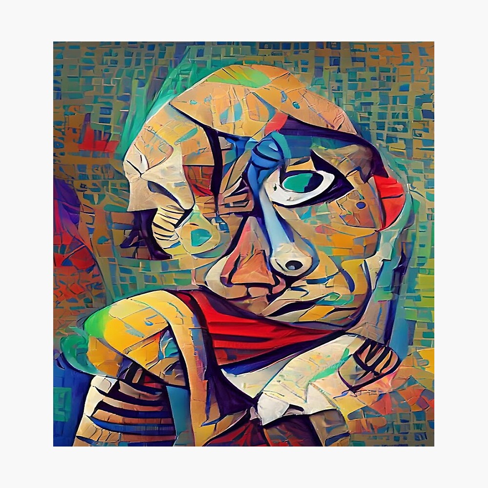 Face Cubism Portrait