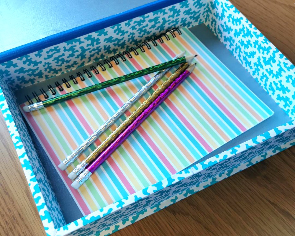 Organising Homeschool Supplies With Blue Bowl (Review)