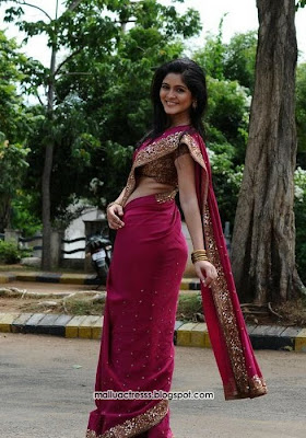 Parvathi Nifran hot saree stills