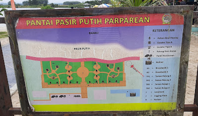 Lokasi Denah Pasir Putih Parparean