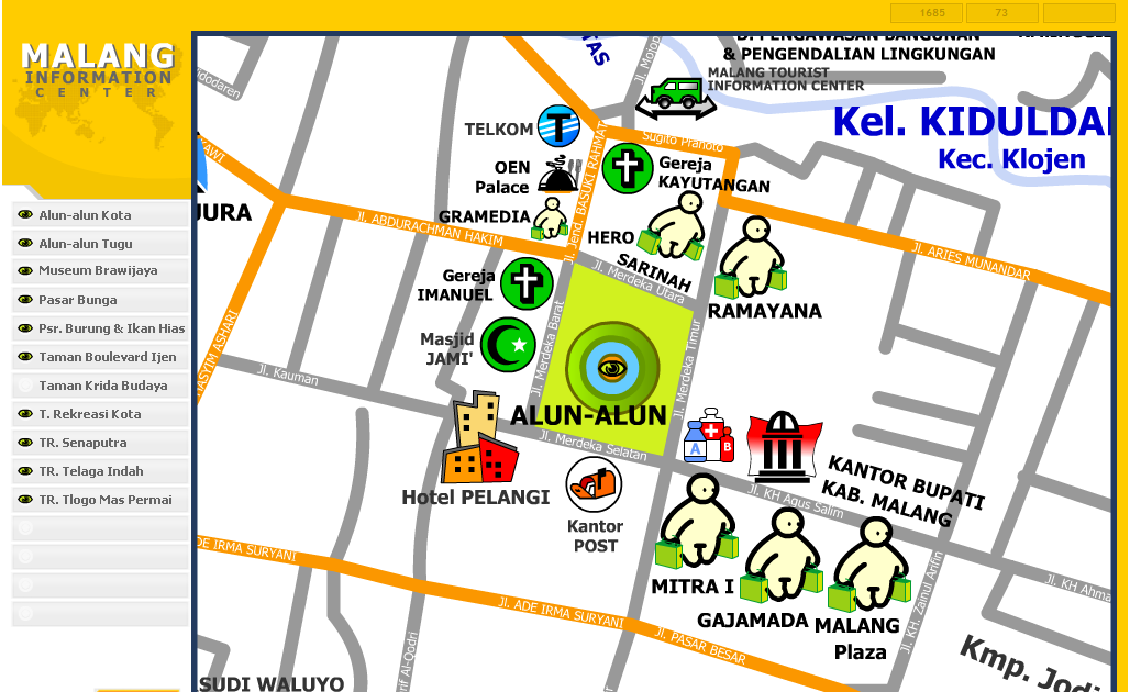  Peta Kota Malang dan Surabaya