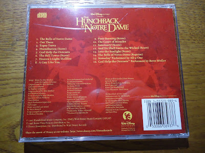 【ディズニーのCD】映画サントラ　「ノートルダムの鐘　オリジナル・サウンドトラック」を買ってみた！
