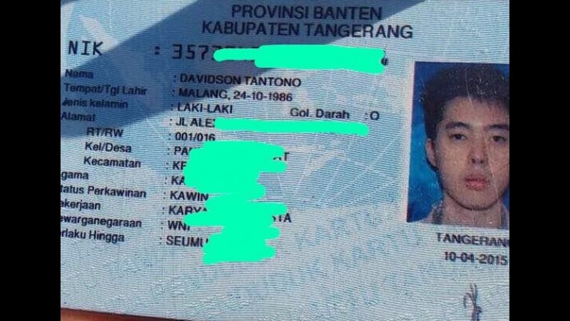 Biografi Profil Biodata Davidson Tantono korban Perampokan di Daan Mogot