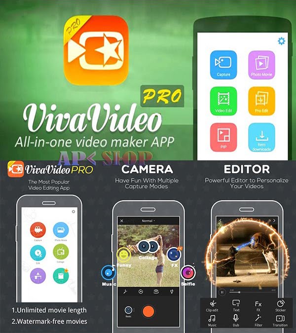 VivaVideo Pro Video Editor App 6.0.4 (Full Unlocked) Apk + Mod + 8.0.6 for Android Free Download