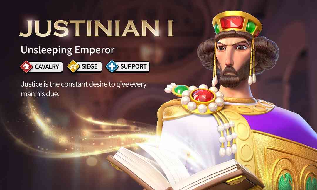 justinian I rise of kingdoms rok pairing